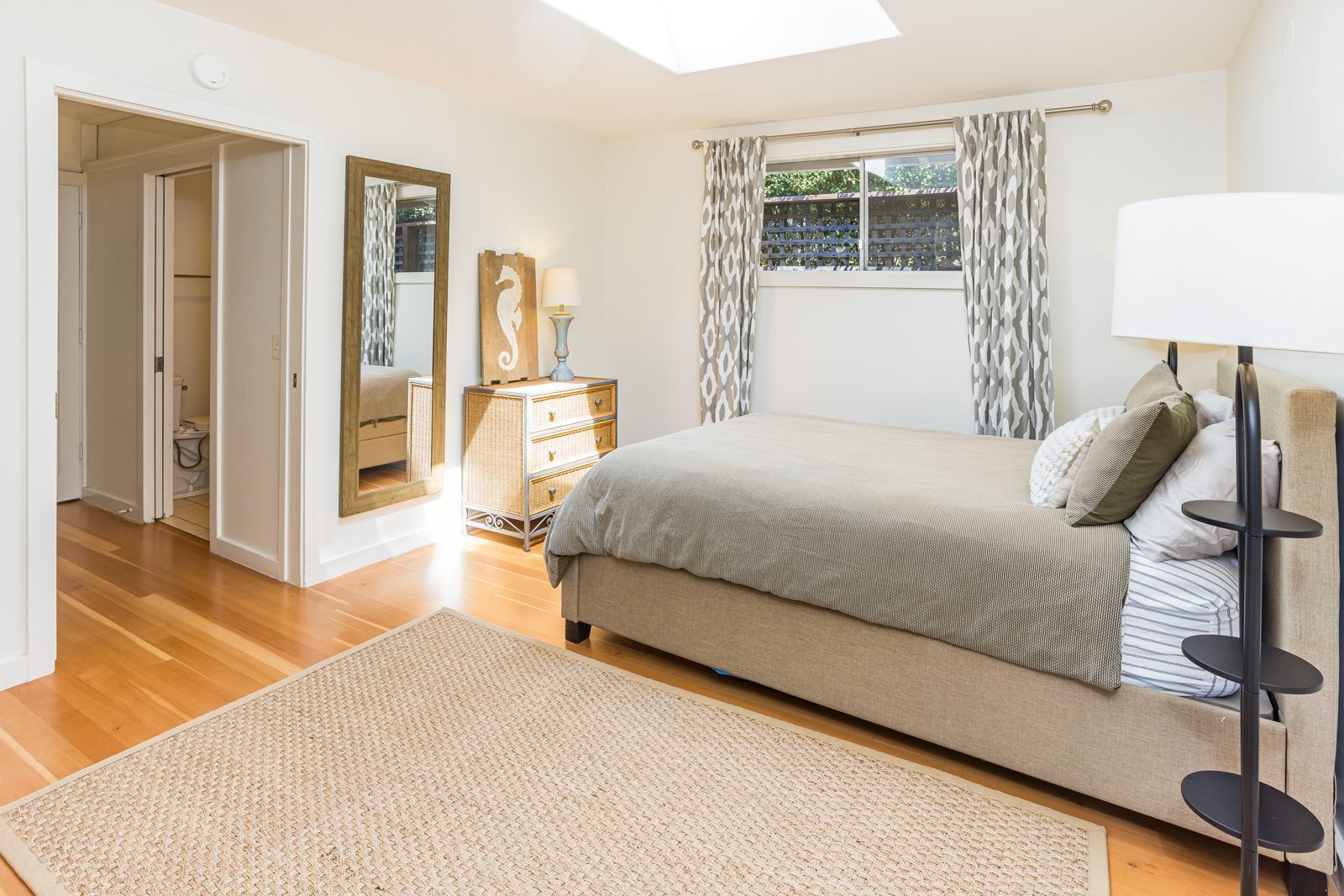 Second bedroom with skylight