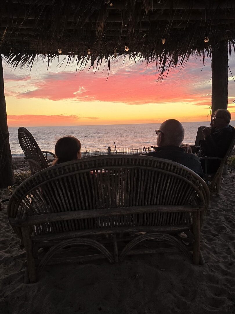 Watching the sunset