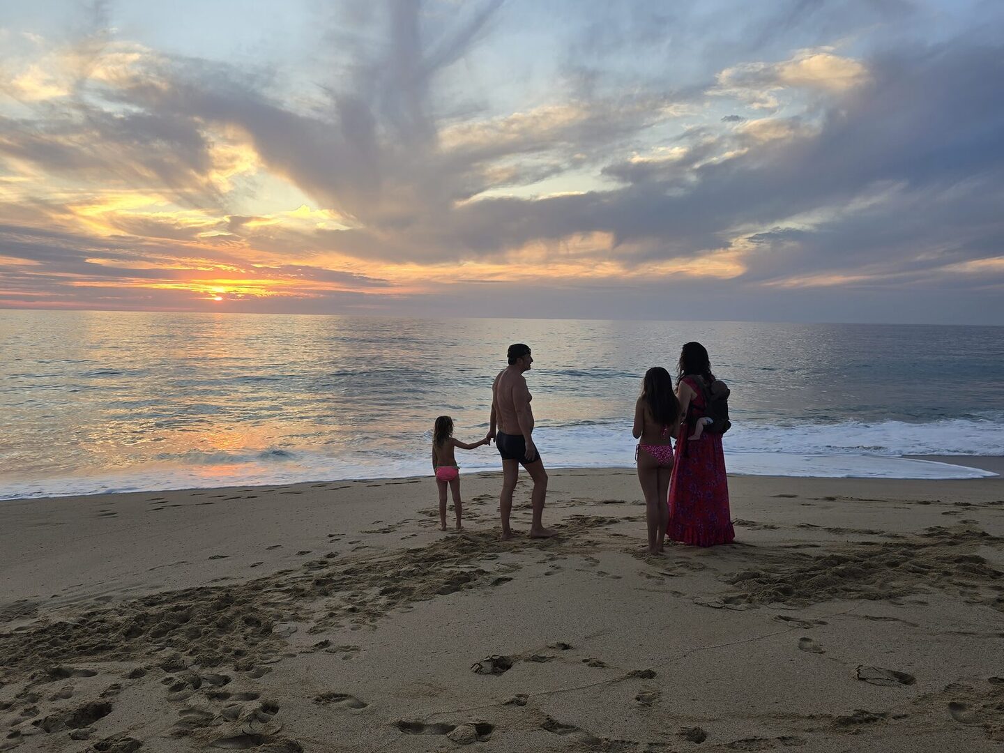 Family sunset